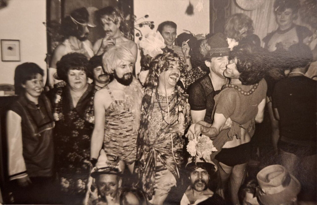 Private Faschingsparty in Ost-Berlin Mitte der 80-er Jahre, © Georg Hentze