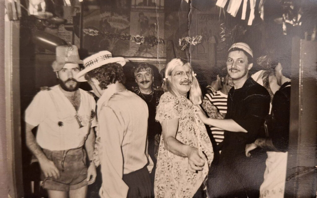 Private Faschingsparty in Ost-Berlin Mitte der 80-er Jahre, © Georg Hentze